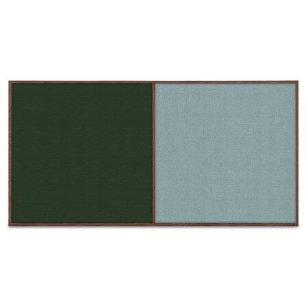 United Visual Products Enclosed Corkboard, 1 Door, 72"x48", 4" Fra UV3412-BLACK-DBURGU